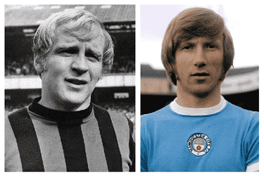 Who were the first two Manchester City players to appear for England in the World Cup Finals? 1 image 104