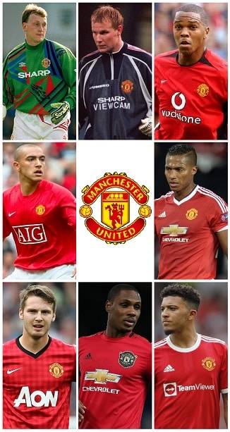 Which players wore Manchester United’s Number 25 Shirt in the Premier League Era? 1 Manchester United Number 25 players