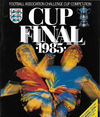 What was unusual about the 1985 FA Cup Semi-Finals between Everton & Luton and Man United & Liverpool? 10 image 136