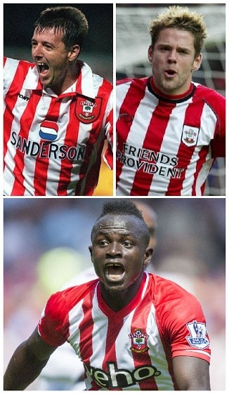 Players who scored Southampton Premier League Hat-Tricks