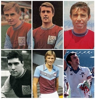Which Six Players scored West Ham United’s Goals in the four Major Cup Finals they won? 2 image 196