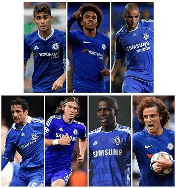 Which seven Brazilians won Premier League Medals with Chelsea FC? 1 Brazilians who won Premier League Medals with Chelsea