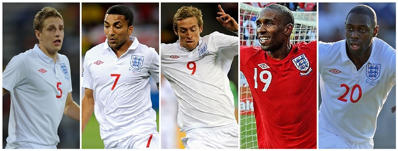 Which five Tottenham Hotspur Players were in England’s 2010 FIFA World Cup Squad in South Africa? 1 image 39