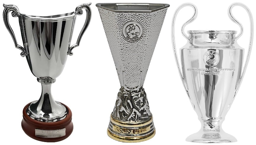 Which were the five Clubs Tottenham Hotspur played in Major European Cup Finals 1 Major European Competitions