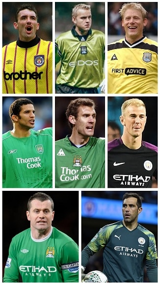 Who were the eight Goalkeepers who wore Manchester City’s Number One Shirt in the Premier League? 2 image 90