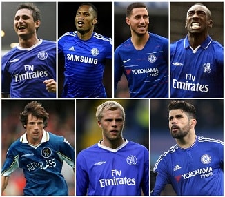 Question of the Day February 2020 17 Chelsea Premier League Top Goalscorers