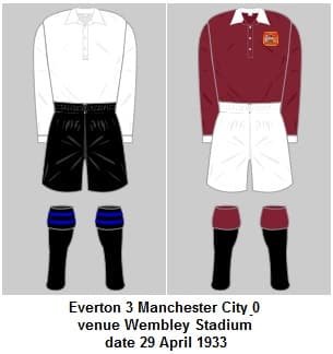 Question of the Day May 2020 18 1933 FA Cup Final Everton v Manchester City