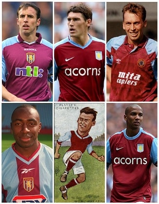 Aston Villa England Internationals