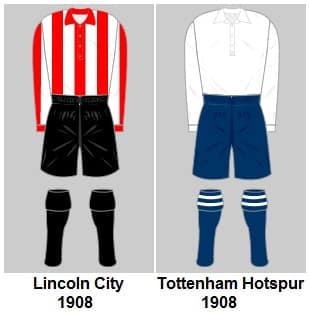 Question of the Day July 2020 4 Lincoln City & Tottenham Hotspur 1908
