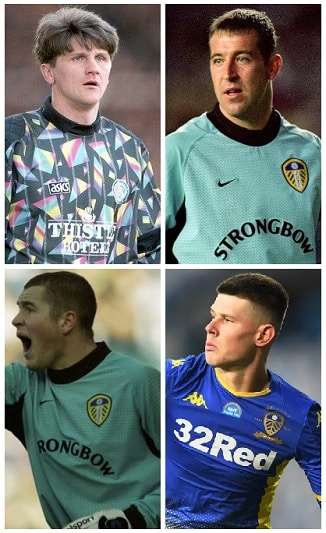Which four Goalkeepers wore Leeds United’s Number One Shirt in the Premier League? 1 Leeds United Goalkeepers
