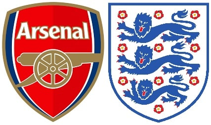 Which eight England Players scored the most Goals while with Arsenal FC? 5 image