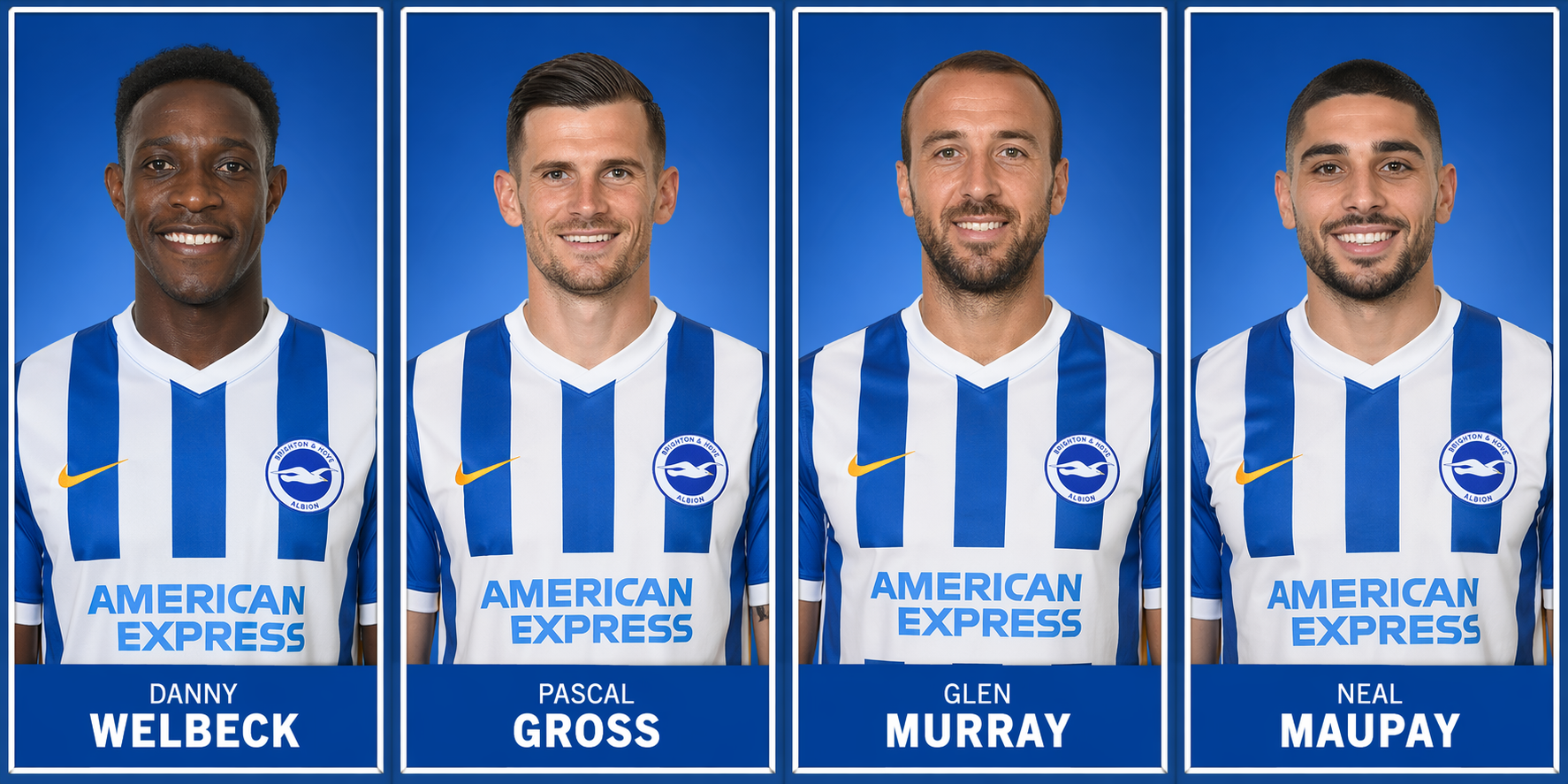 Who are Brighton & Hove Albion top four Premier League Goals Scorers? 1 Brighton Hove Albion Premier League Top Scorers