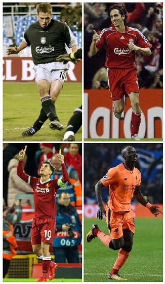 Question of the Day November 2020 28 Liverpool CL Hat-Tricks