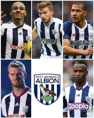Question of the Day November 2020 10 West Bromwich Albion PL Goalscorers