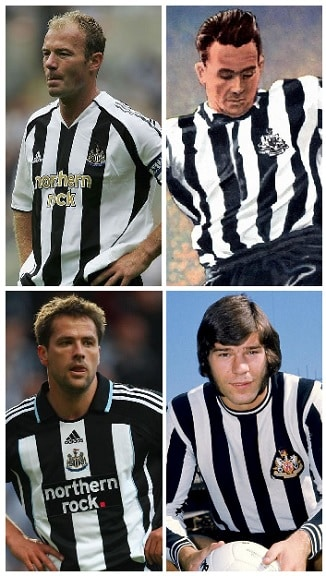 Newcastle United England Goalscorers