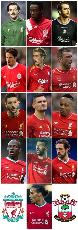 Question of the Day January 2021 28 Played for Liverpool & Southampton