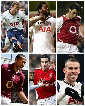 North London Derby Goalscorers