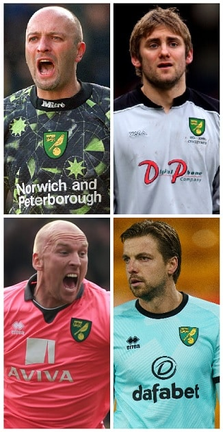 Which Goalkeepers wore Norwich City’s Number One Shirt in the Premier League? 1 Norwich City Goalkeepers