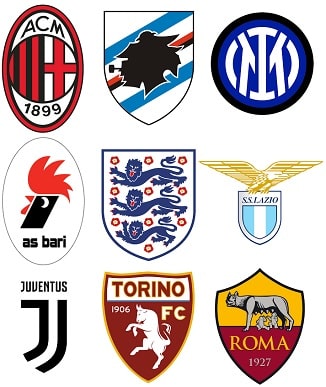 Question of the Day October 2021 22 Italian Clubs with England Players