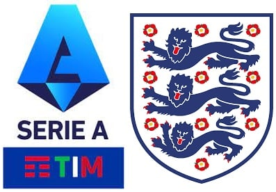 How many Italian Clubs have provided players for England’s National Team? 4 image 2
