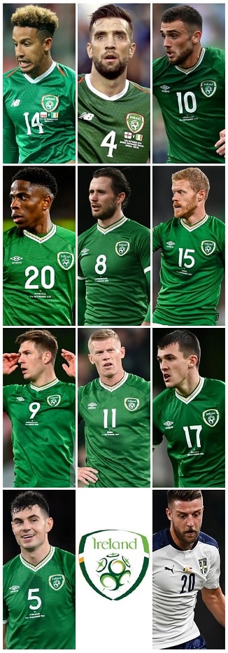 Question of the Day November 2021 3 2021 Republic of Ireland Goalscorers