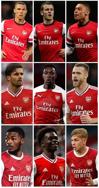 Question of the Day November 2021 16 Arsenal Englasnd Caps