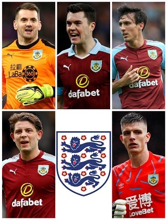 Question of the Day November 2021 25 Burnley England Caps
