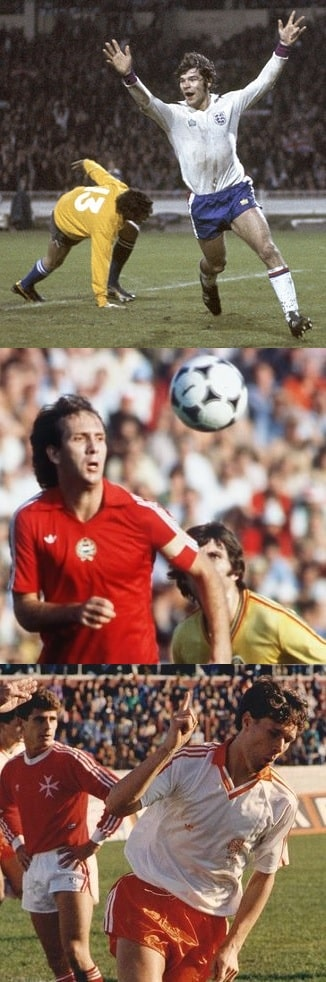 Which three players scored five goals each in a UEFA European Championship Qualification match? 1 UEFA Goals