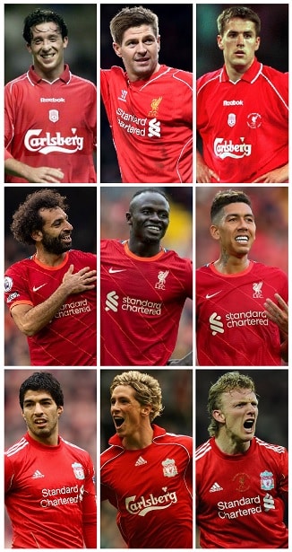 Liverpool PL Goalscorers