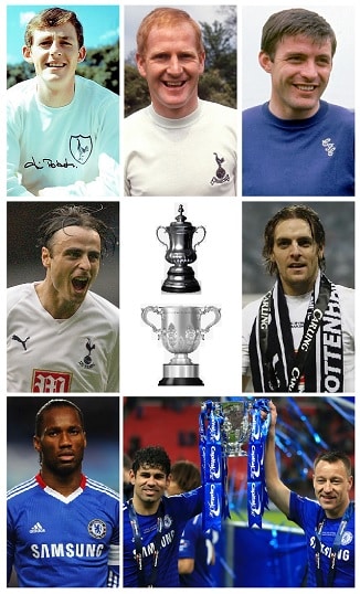 Chelsea & Spurs Cup Final Goalscorers