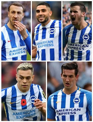 Brighton PL Goalscorers