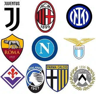 Italian Clubs that played in UEFA Champions league