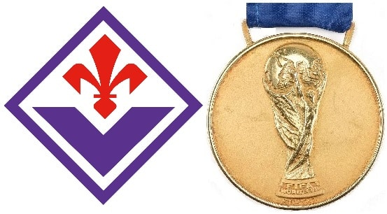 Who were the eight FIFA World Cup Medal Winners with Fiorentina? 1 image 3