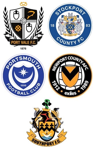 Clubs with Port