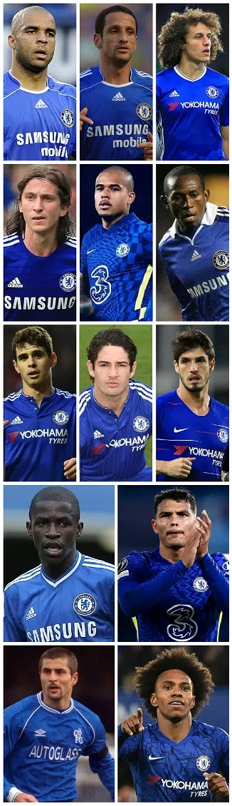 Which Brazilians played Premier League Football for Chelsea? 1 image 2