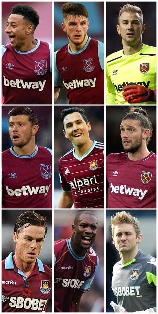Question of the Day May 2022 3 West Ham United England Caps