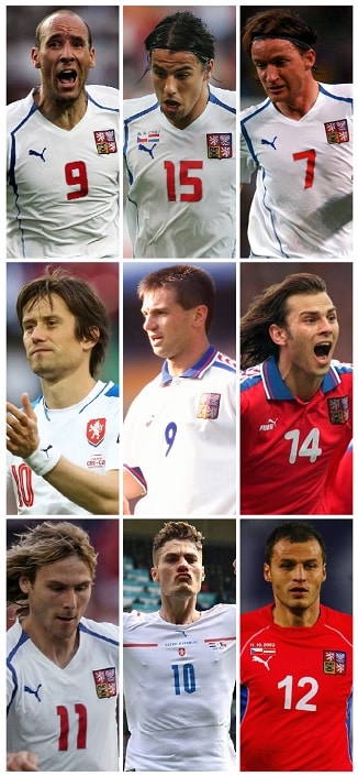 Top Czech Republic Goalscorers