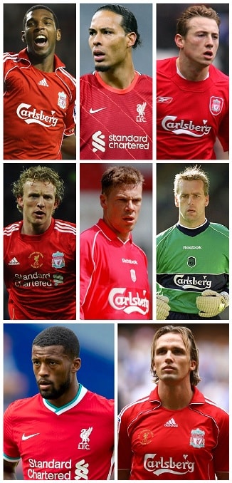 Liverpool Dutch PL Appearances