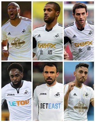 Swansea City PL Appearances