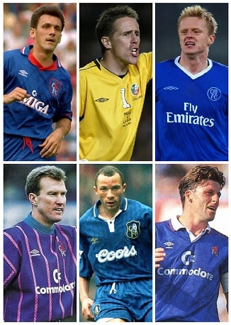 Chelsea Irish PL Appearances