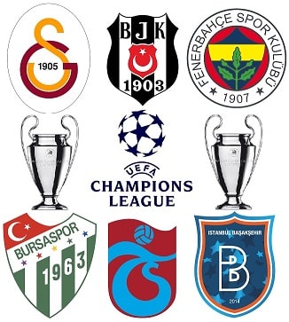 Turkish Champions League Clubs