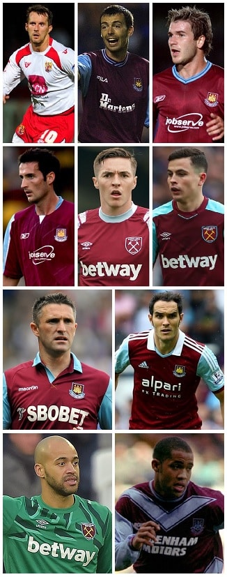 West Ham United Irish Players