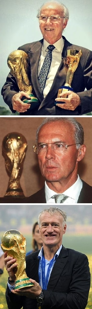 Who are the three men to win the FIFA World Cup as both Players & Managers? 1 Managers and Players - FIFA World Cup Winners