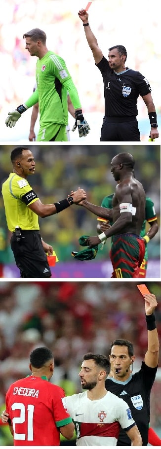 Question of the Day December 2022 9 World Cup 2022 Red Cards