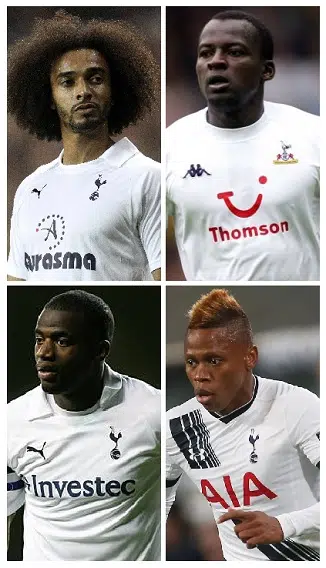 Who were the four Cameroon Players with Premier League Appearances for Tottenham Hotspur? 1 Spurs Cameroon Players
