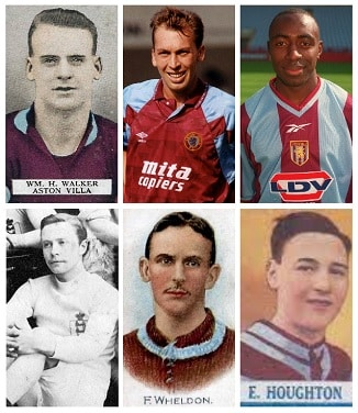 Aston Villa England Goalscorers