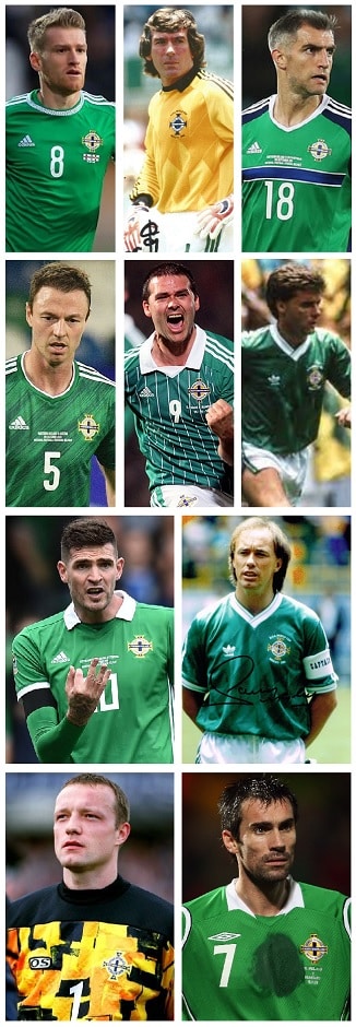 Question of the Day March 2023 6 Northern Ireland Caps Won