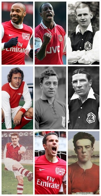 Question of the Day March 2023 23 Arsenal All-Time Goalscorers
