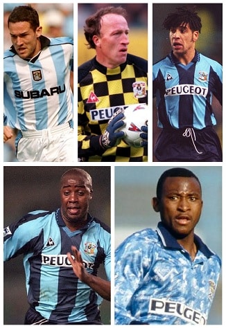 Question of the Day March 2023 22 Coventry City PL Appearances