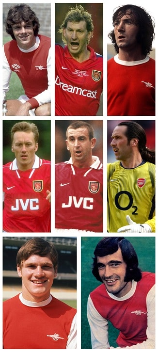Arsenal All-Time Appearances
